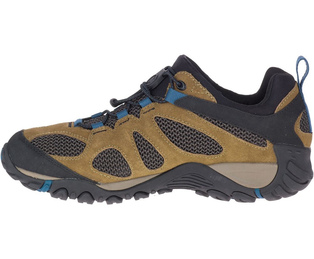 Merrell Hiking Shoes Brown/Black - Yokota 2 Stretch - Mens 32WFMRLPV